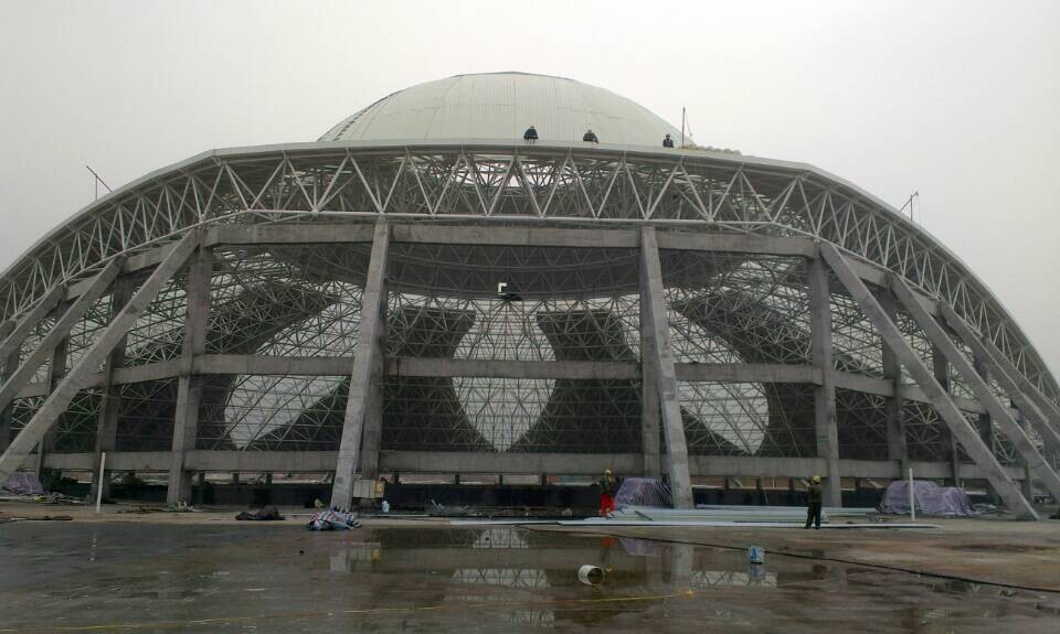 兴城温泉馆网架工程